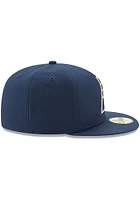 New Era Indiana Pacers Mens Navy Blue Basic 59FIFTY Fitted Hat