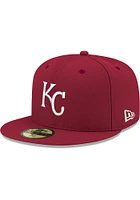 New Era Kansas City Royals Mens Red KC GCP Grey UV 59FIFTY Fitted Hat