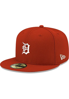 New Era Detroit Tigers Mens Red UV 59FIFTY Fitted Hat