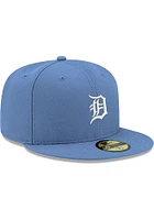 New Era Detroit Tigers Mens Blue Det Sky GCP Grey UV59FIFTY Fitted Hat
