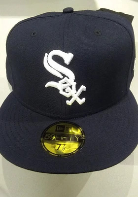 New Era Chicago White Sox Mens Navy Blue Chi GCP Grey UV 59FIFTY Fitted Hat