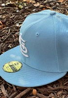New Era St Louis Cardinals Mens Blue STL Sky GCP Grey UV 59FIFTY Fitted Hat