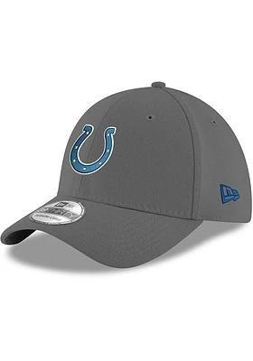 New Era Indianapolis Colts Mens Grey Team Classic 39THIRTY Flex Hat
