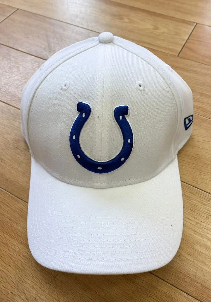 New Era Indianapolis Colts Mens White Ind GCP 39THIRTY Flex Hat