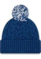 New Era Indianapolis Colts Blue Cozy Cable Cuff Womens Knit Hat