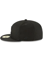 New Era Cleveland Guardians Mens Black on 59FIFTY Fitted Hat