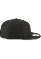 New Era Cleveland Guardians Mens Black on 59FIFTY Fitted Hat