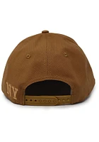 New Era New York Yankees Tan NY Yankees Tan Tonal Logo Custom Canvas LP9FIFTY Mens Snapback Hat