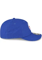 New Era Philadelphia 76ers Blue Philadelphia 76ers blue Tonal Logo Custom Canvas LP9FIFTY Mens Sna..
