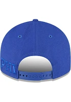 New Era Philadelphia 76ers Blue Philadelphia 76ers blue Tonal Logo Custom Canvas LP9FIFTY Mens Sna..