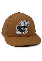 New Era Kansas Jayhawks Tan Kansas Jayhawks Tan Tonal Logo Custom Canvas LP9FIFTY Mens Snapback Ha..