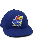 New Era Kansas Jayhawks Blue Kansas Jayhawks Blue Tonal Logo Custom Canvas LP9FIFTY Mens Snapback..