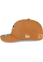 New Era K-State Wildcats Tan Kansas St Wildcats Tan Tonal Logo Custom Canvas LP9FIFTY Mens Snapbac..