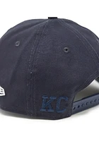 New Era Kansas City Monarchs Grey KC Monarchs Graphite Tonal Logo Canvas LP9FIFTY Mens Snapback Ha..