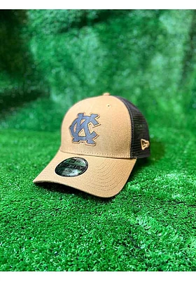 New Era Kansas City Monarchs KC Monarchs Tonal Canvas Trucker 9FORTY Adjustable Hat - Tan