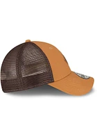 New Era Cleveland Guardians Cleveland Indians Tonal Canvas Trucker 9FORTY Adjustable Hat - Tan