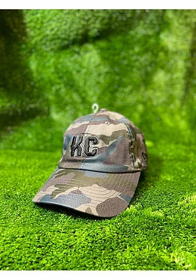 New Era Kansas City Kansas City Tonal Color Camo Casual Classic Adjustable Hat - Blue