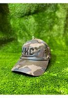 New Era Kansas City Kansas City Tonal Color Camo Casual Classic Adjustable Hat - Blue