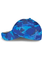 New Era Philadelphia 76ers Philadelphia 76ers Tonal Blue Camo Casual Classic Adjustable Hat - Blue