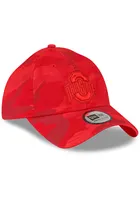 New Era Ohio State Buckeyes Ohio State Buckeyes Tonal Red Camo Casual Classic Adjustable Hat - R..