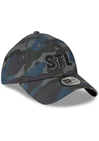 New Era St Louis St. Louis Tonal Camo Casual Classic Adjustable Hat - Black