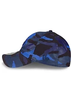 New Era Kansas City Monarchs KC Monarchs Tonal Camo Casual Classic Adjustable Hat - Blue