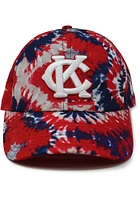 New Era Kansas City Monarchs KC Monarchs 3-Tone Tie Dye Casual Classic Adjustable Hat - Blue