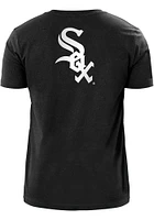 New Era Chicago White Sox Black Patch Up Short Sleeve T Shirt