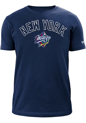 New Era York Yankees Navy Blue Patch Up Short Sleeve T Shirt