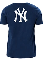 New Era York Yankees Navy Blue Patch Up Short Sleeve T Shirt