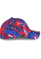 New Era Philadelphia 76ers Philadelphia 76ers 3-Tone Tie Dye Casual Classic Adjustable Hat - Blue