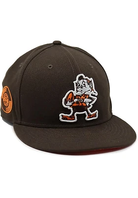 New Era Cleveland Browns Mens Brown City Landmark UV 59FIFTY Fitted Hat