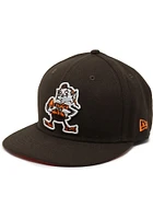 New Era Cleveland Browns Mens Brown City Landmark UV 59FIFTY Fitted Hat