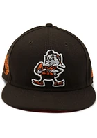 New Era Cleveland Browns Mens Brown City Landmark UV 59FIFTY Fitted Hat