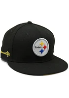 New Era Pittsburgh Steelers Mens Black City Landmark UV 59FIFTY Fitted Hat