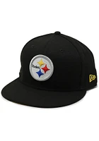 New Era Pittsburgh Steelers Mens Black City Landmark UV 59FIFTY Fitted Hat