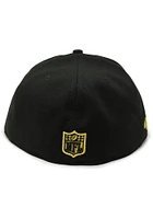 New Era Pittsburgh Steelers Mens Black City Landmark UV 59FIFTY Fitted Hat