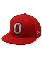 New Era Ohio State Buckeyes Mens Red Landmark UV 59FIFTY Fitted Hat