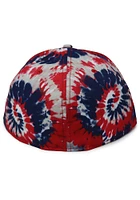 New Era Kansas City Monarchs Mens Red KC 3-Tone Tie Dye 59FIFTY Fitted Hat