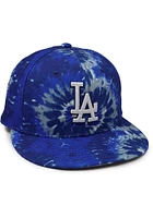 New Era Los Angeles Dodgers Mens Blue LA 3-Tone Tie Dye 59FIFTY Fitted Hat