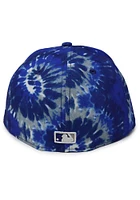 New Era Los Angeles Dodgers Mens Blue LA 3-Tone Tie Dye 59FIFTY Fitted Hat
