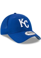 New Era Kansas City Royals KC Royals Perf 9TWENTY Adjustable Hat - Blue