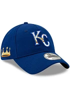 New Era Kansas City Royals KC Royals MLB20 BP 9TWENTY Adjustable Hat - Blue