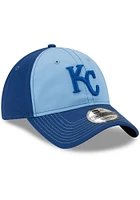 New Era Kansas City Royals KC Royals 2Tone MLB20 Clutch 9TWENTY Adjustable Hat - Blue