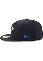 New Era Oklahoma City Thunder Mens Navy Blue Basic 59FIFTY Fitted Hat