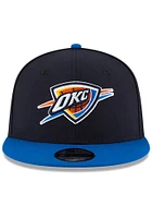 New Era Oklahoma City Thunder Navy Blue 2T Basic 9FIFTY Youth Snapback Hat