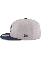 New Era Oklahoma City Thunder Grey Heathered 2T 9FIFTY Mens Snapback Hat