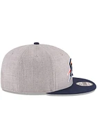 New Era Oklahoma City Thunder Grey Heathered 2T 9FIFTY Mens Snapback Hat