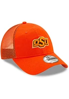 New Era Oklahoma State Cowboys Trucker 9FORTY Adjustable Hat - Orange
