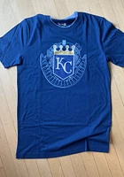 New Era Kansas City Royals Blue STADIUM BRUSHED COTTON Short Sleeve T Shirt